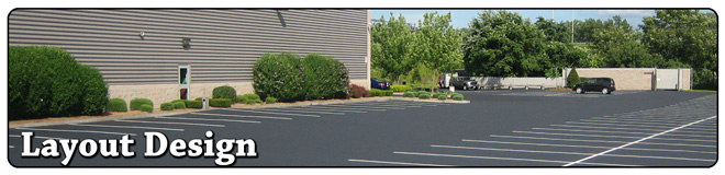 new england striping and layout design